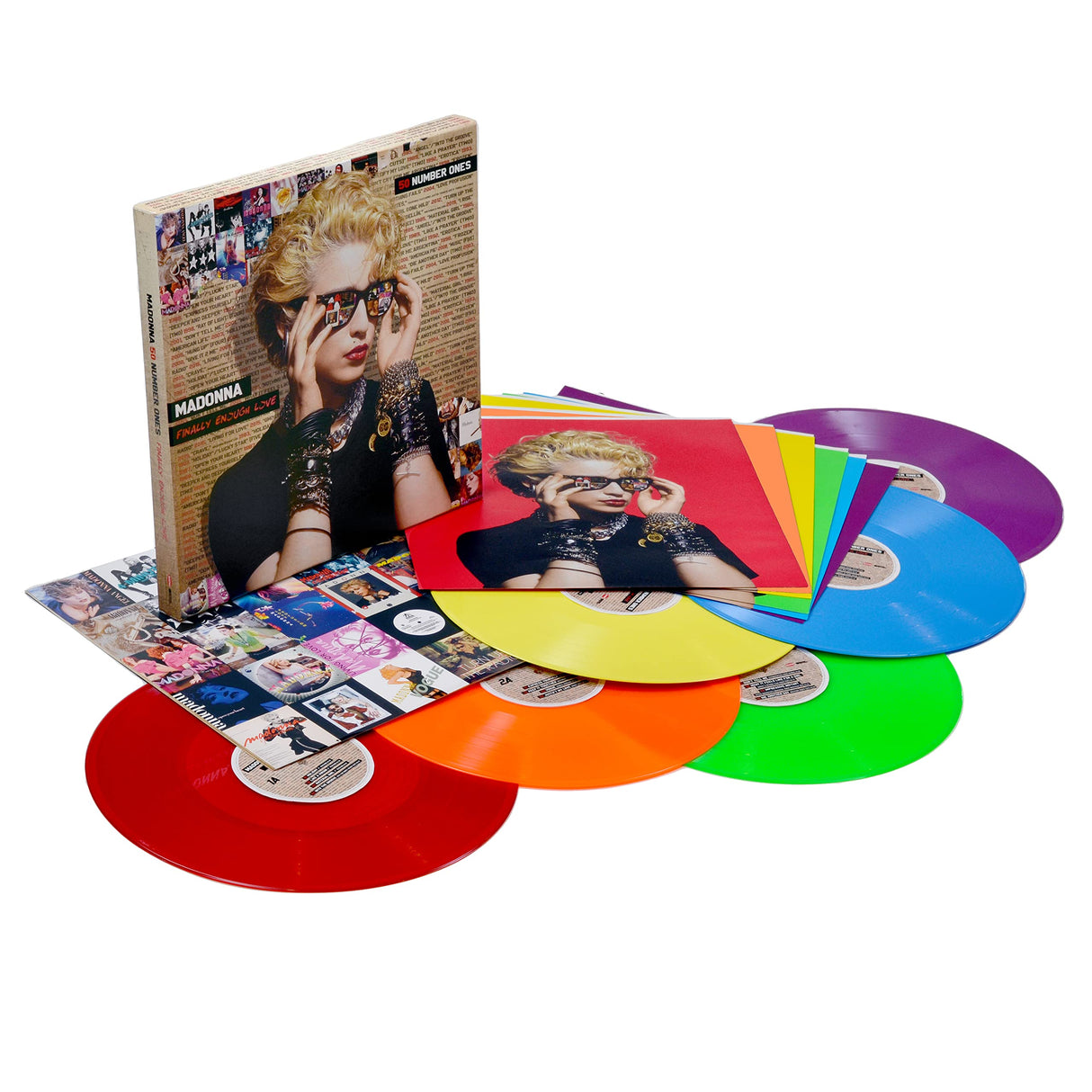 Madonna - Finally Enough Love: Fifty Number Ones. Rainbow Edition (6 LP) [Vinilo]