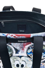 Desigual Mickey, Shoulder Bag Unisex Adulto, Acabados de Material:, One Size