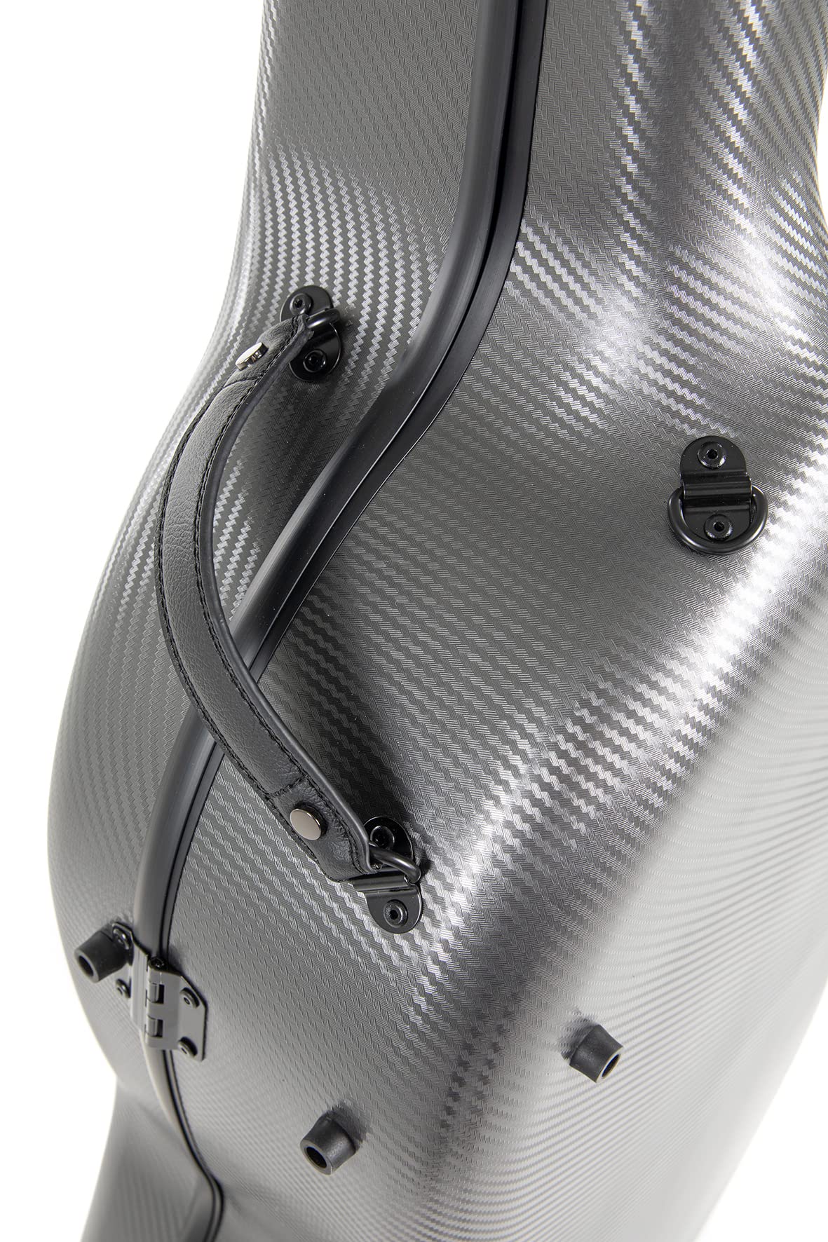 Gewa PS353126 Estuche Cello Policarbonato 4.6, 4/4 Gris Rolly