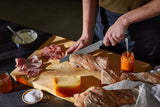 Fiskars Set de cuchillos, Sensei, 5 piezas, Cuchillo chef, Cuchillo pan, Cuchillo Santoku, Cuchillo verduras, Cuchillo para pelar, Acero inoxidable con alto contenido de carbono/plástico, 1025845