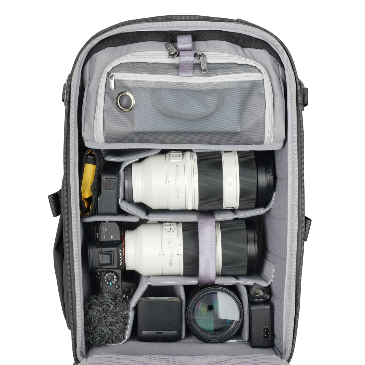 VANGUARD Veo Metro B30L BK - Mochila fotográfica para cámara objetivos, portátil de 16 y tablet, negro