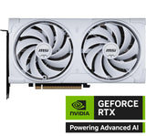 MSI Gaming RTX 5070 12G Ventus 2X OC White Tarjeta gráfica (12 GB GDDR7, 192 bits, Rendimiento Extremo: 2557 MHz, DisplayPort x3 2.1a, HDMI 2.1b, NVIDIA Blackwell Architecture)
