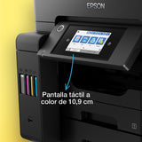 Impresora multifunción EcoTank ET-5855 A4 con depósito de tinta, conexión Wi-Fi y fax