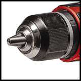 Einhell Taladro percutor con batería TE-CD 18/50 Li-i BL (2+4Ah) Power X-Change (18V, 50 Nm, motor sin escobillas, incl.1 batería de 2,0Ah y de 4,0 Ah y cargador rápido)