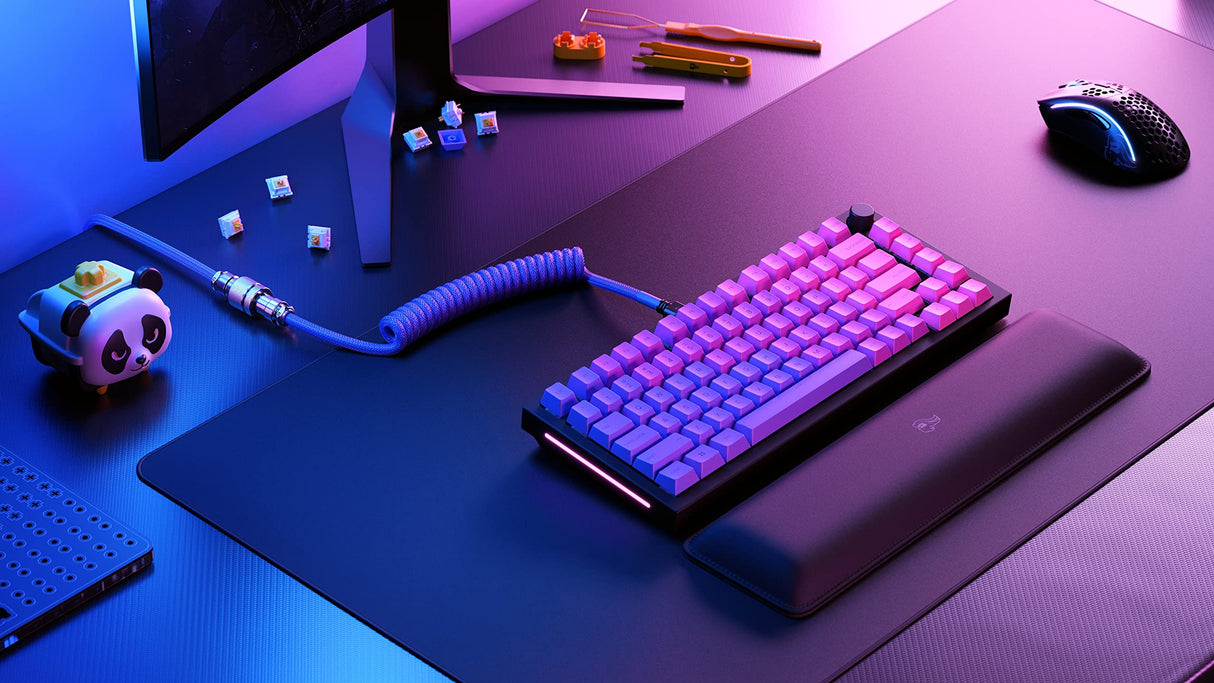 Glorious Gaming GMMK PRO 75% Barebones (solo carcasa) - Teclado gaming mecánico modular, TKL, carcasa de 1,5 kg, RGB, personalizable, switches de 5 pines, distribuciones internacional / ISO - Negro