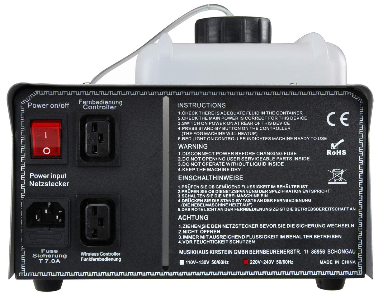 Showlite Maquina de humo SN-1200