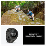 Garmin Instinct E, Reloj Inteligente con GPS, 45 mm, Resistente al Agua, Aplicaciones Deportivas integradas, Monitorización de la Salud, Notificaciones Inteligentes, Negro