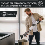 Hoover Aspiradora Escoba Sin Cable Potente con Corner Genie™ para Limpiar Todos los rincones, Cepillo Anti-Enredos, Luces LED, 2 Baterías [HFX]