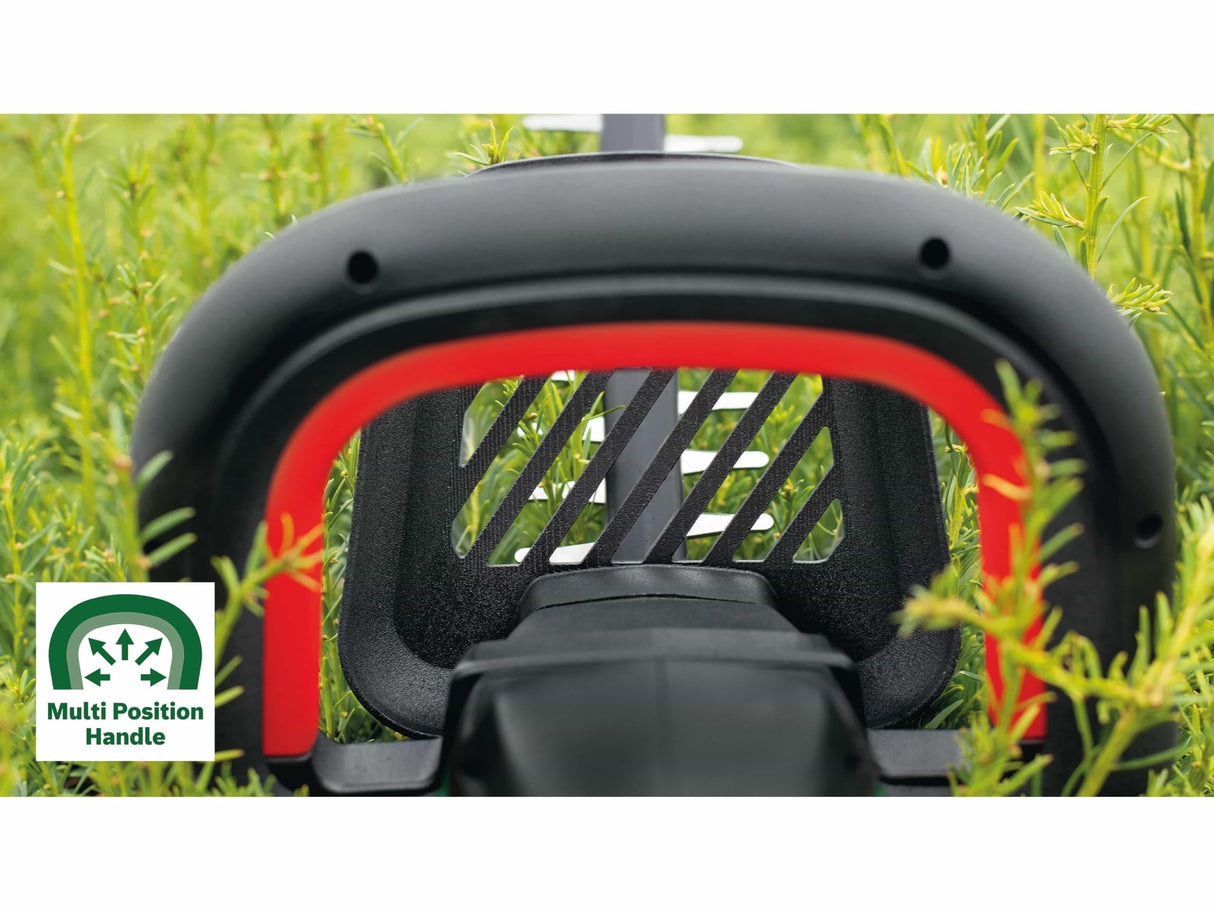 Bosch Cortasetos eléctrico AdvancedHedgeCut 65 (500 W, longitud de las cuchillas: 65 cm, para setos grandes, apertura de los dientes: 34 mm, en caja)