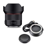 SAMYANG AF 23277 F2.8 DSLR - Foco automático para Canon EF 8008 + estación de Lente Gran Angular con Distancia Focal Fija de 14 mm, Enfoque automático, para cámaras Canon EF Mount, Color Negro