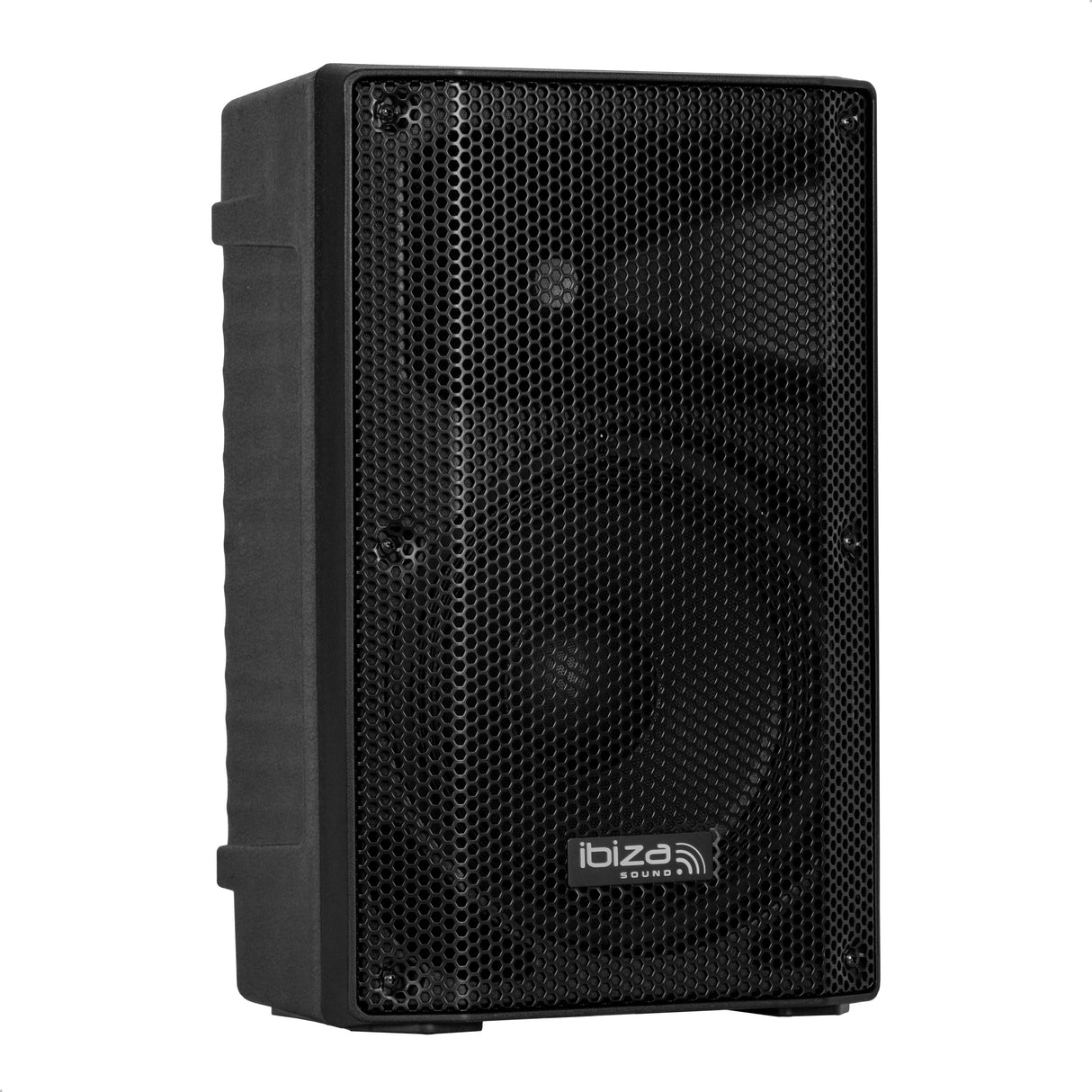 Ibiza - XTK10-MKII - Altavoz SONO pasivo de 10"/25cm - Tweeter de compresión de 25mm - Sistema Bass Reflex - Asa y ruedas - NUEVA VERSIÓN - Negro - Fiestas, Eventos, Discotecas, Conferencias