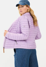 camel active 330680-5e50 Chaqueta, Morado, 46 Mujeres