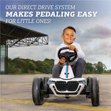 BERG Pedal de Karting Reppy, vehículo de Pedales con Alto estándar de Seguridad, Juguete para niños de 2 a 6 años (BMW)