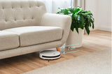SENCOR Robot Aspirador y fregasuelos SRV 1550WH - Robot Aspirador Ultra Silencioso y Compacto, Navegación Inteligente con Tecnología Smart Room y Función Mop, Ideal para Pelos de Mascotas