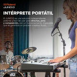 Sintetizador Roland JUNO-D6 | Teclado de 61 notas con acción de sintetizador | Generador ZEN-Core con más de 3.800 sonidos integrados | Intuitivas herramientas creativas | Interfaz de audio/MIDI USB-C