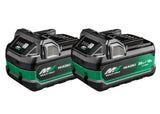 Batería HiKOKI Multi Volt 2X BSL36A18X (batería 18V 5,0 Ah / 36V 2,5 Ah, Li-Ion, indicador LED de Nivel de Carga de 4 etapas)