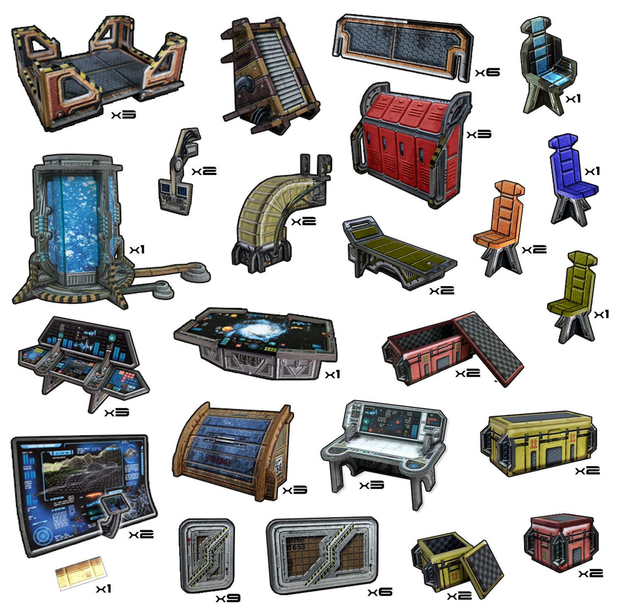 Battle Systems- Battle Accesorios, Multicolor (BSTSFC001)