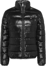 Tommy Jeans Cazadora acolchada Mujer Essential Tape brilante, Negro (Black), XL