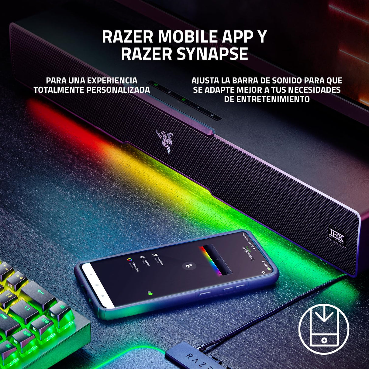 RAZER - Barre de son LEVIATHAN V2