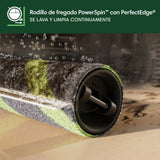iRobot Roomba MAX 705 Combo con Base AutoWash multifunción y Agua Caliente, Rodillo de fregado PowerSpin Extensible, Cubierta Protectora, cepillos Dobles, fregado y Secado con Calor, LiDAR 3D con IA