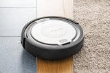 Sencor Robot Aspirador y fregasuelos SRV 1000SL - Limpieza de Alto Rendimiento Multi-Superficie, Ultra Silencioso con Navegación Inteligente y Función Mopa, Ideal para Pelos de Mascotas