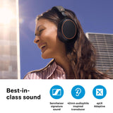Sennheiser Auriculares Momentum 4 Wireless Special Edition: Auriculares Bluetooth para Llamadas nítidas con cancelación de Ruido adaptativa, 60 Horas de duración de la batería, Negro/Cobre