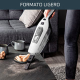 Rowenta Dual Force 2 en 1 RH6737 - Aspiradora 2 en 1 de mano y escoba eléctrica, cepillo motorizado con luces LED, batería 18 V, autonomía 45 min, sin cable, ligera y plegable, sin bolsa
