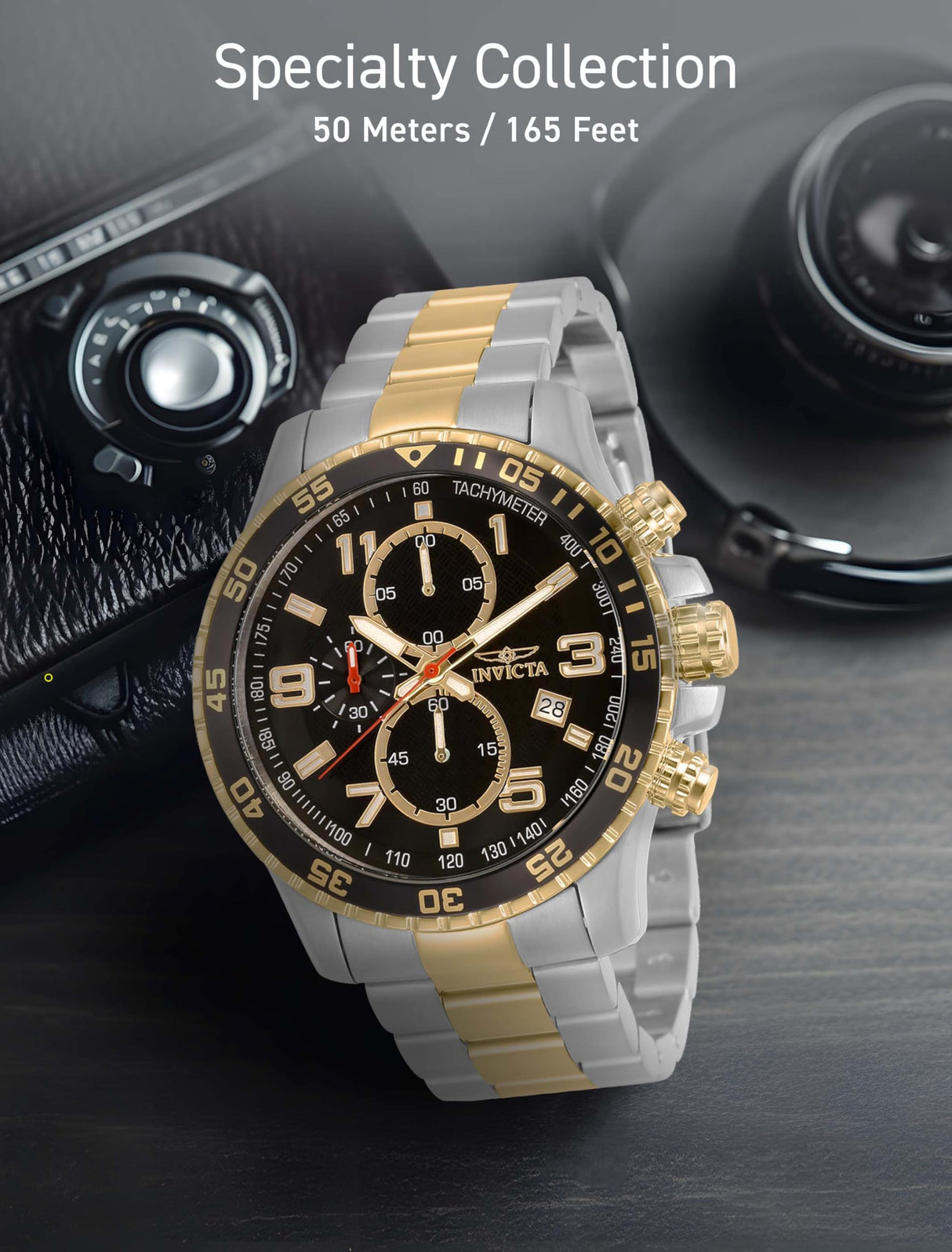 Invicta Specialty Reloj Cuarzo para Hombre de acero inoxidable - 45mm