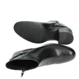 Geox D New Asheel, Bota de Tobillo, Black, 40 EU