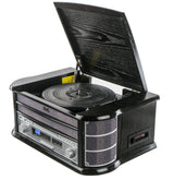 Dual 37714 NR 4-1 - Aparato Compacto nostálgico, Color Negro