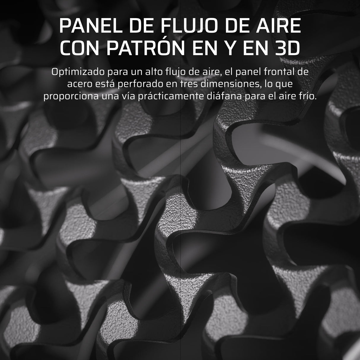 CORSAIR Frame 4000D RS ARGB Caja Modular ATX Mid–Tower para PC – Alto Flujo de Aire, 3 Ventiladores RS ARGB preinstalados, ASUS BTF, MSI Project Zero, Gigabyte Project Stealth – Negro