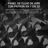CORSAIR Frame 4000D RS ARGB Caja Modular ATX Mid–Tower para PC – Alto Flujo de Aire, 3 Ventiladores RS ARGB preinstalados, ASUS BTF, MSI Project Zero, Gigabyte Project Stealth – Negro