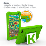 KURIO Gulli - Tableta de 7 Pulgadas para niños, Android 13, Control Parental Personalizable y navegador Seguro - Vídeos héroes Gulli + 100 apps y Juegos educativos precargados