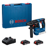 Bosch Professional 18V System martillo perforador a batería GBH 18V-18 X (SDS plus, incl. 2x 18V 2.0Ah, GAL 18V-20)