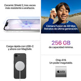 Apple iPhone 17e de 512 GB: Pantalla Super Retina XDR de 6,1 Pulgadas, Chip A19, autonomía para Todo el día, cámara Fusion de 48 Mpx; Negro