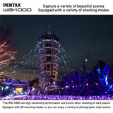 Cámara Digital compacta Resistente al Agua PENTAX WG-1000 (Gris), diseñada para fotografía Informal en Exteriores y bajo el Agua, Resistente al Agua hasta una Profundidad de 15 Metros (una Hora)