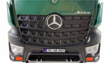 Amewi Mercedes-Benz Arocs Camión grúa con volquete RTR Verde, Incluye batería y Mando a Distancia