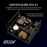 CORSAIR RM850x Fuente de Alimentación ATX Totalmente Modular de Bajo Ruido – Compatible con ATX 3.1 – Compatible con PCIe 5.1 – Eficiencia Cybenetics Gold – Conector 12V–2x6 Nativo – Negro