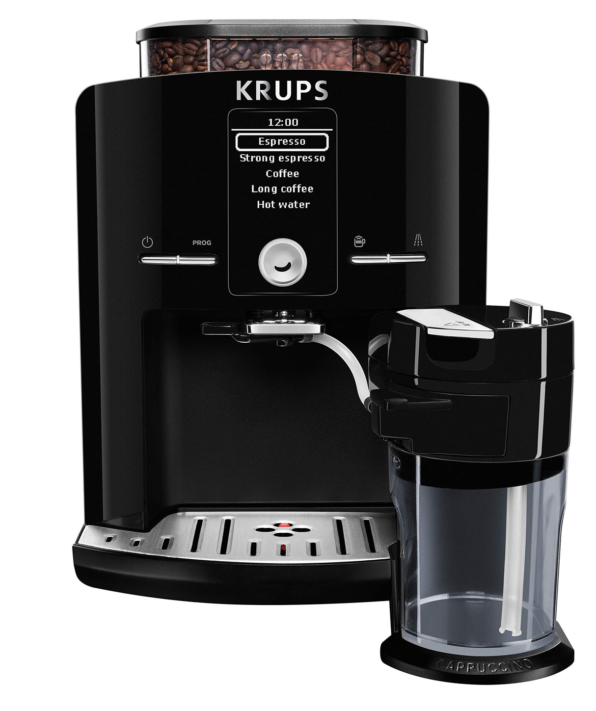 Krups EA8298 Independiente Totalmente automática Máquina espresso 1.7L Negro - Cafetera (Independiente, Máquina espresso, 1,7 L, Molinillo integrado, 1450 W, Negro)