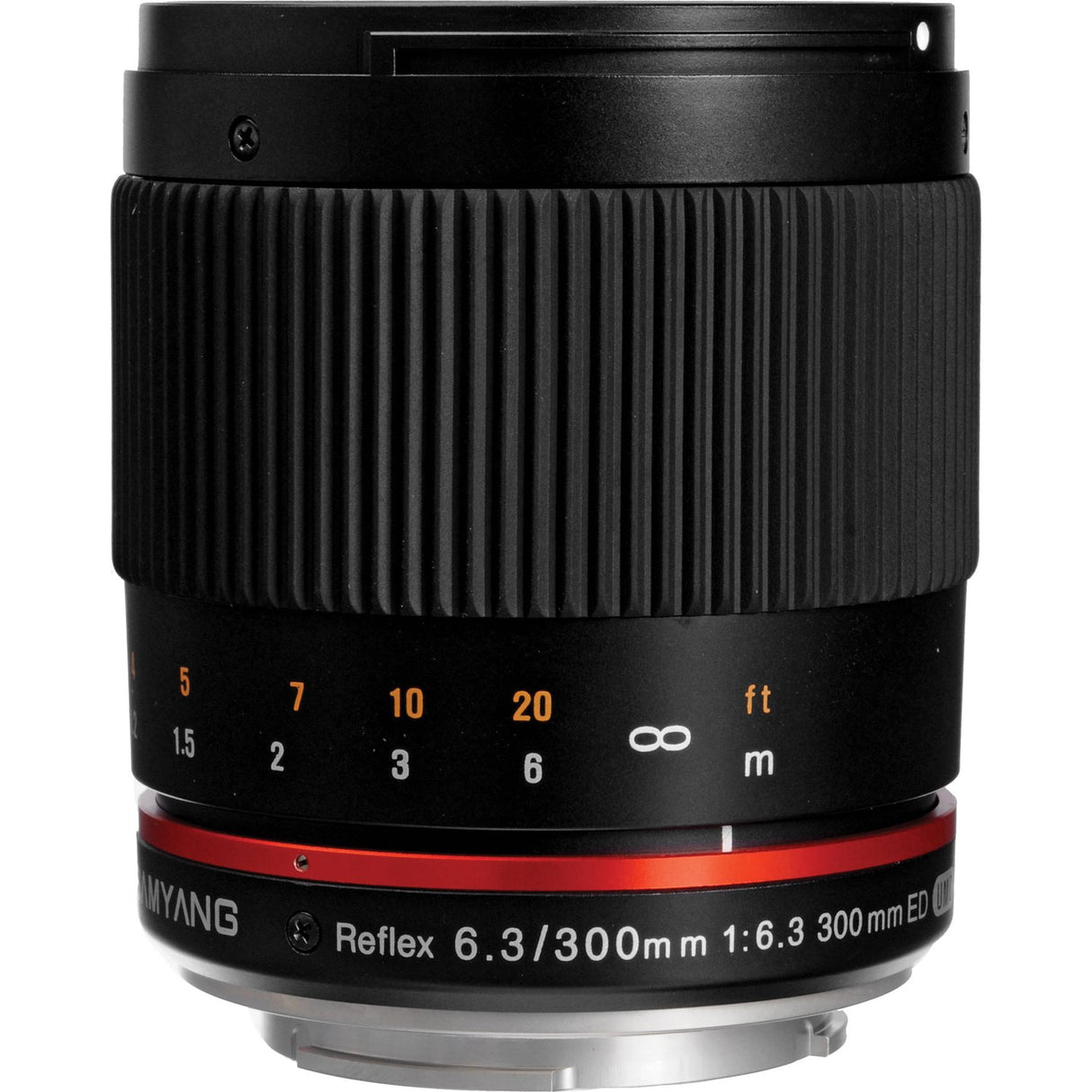 Samyang SY300M-E-BK - Lente de Espejo F6.3 de 300 mm para cámaras Sony NEX Intercambiables sin Espejo - Montaje E