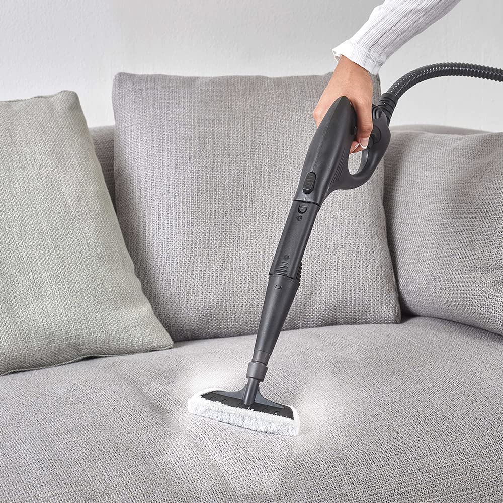 Polti Vaporetto Smart 30 R, Limpiador a Vapor con Caldera a Presión hasta 3 Bar, Tapón Seguridad, Potencia 1800 W, Capacidad 1,6 L, Compartimento Accesorios Integrado, 12 Accesorios, Rojo y Blanco