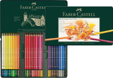 Faber-Castell 110060 - Estuche de Metal con 60 Ecolápices Polychromos - Multicolor