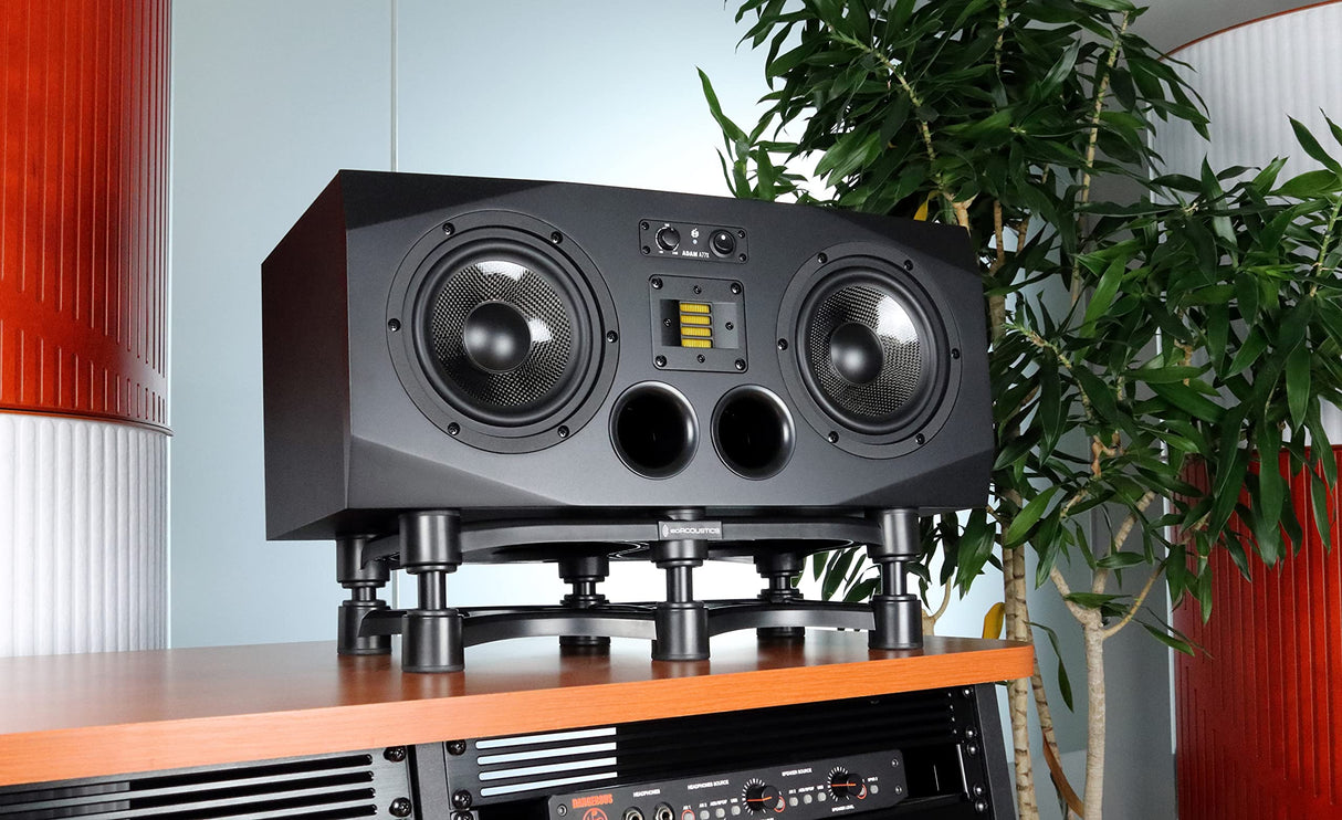 IsoAcoustics ISO-Stand Series Speaker Isolation Stands with Height & Tilt Adjustment: Iso-430 (43 x 23 cm) Single