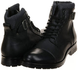 JACK & JONES - Jfwalbany Leather Anthracite STS, Botas Estilo Motero Hombre, Gris, 44 EU