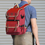 GOgroove Mochila para Cámara Réflex con Soporte del Trípode, Compartimento para Portátil, Almacenamiento para Accesorios y Cubierta Impermeable Incluido para Canon EOS 1300D, Nikon D3300, Pentax