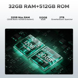 DOOGEE S Cyber Pro Movil Irrompible 2025, 32GB+512GB/2TB Movil Resistente, Helio G100 Octa Core, Móvil Rugerizado 10800mAh/33W, 6.6" FHD+ 120Hz, 50MP+32MP+20MP Visión Noctura, IP68/Face ID/NFC/GPS