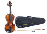 GEWA Maestro 1 VL 3/4 - Juego de violín (incluye formetui, arco Massaranduba y cuerdas Larsen Aurora