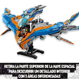LEGO Marvel Guardianes de la Galaxia: La Milano Nave Espacial de Juguete de Construcción con 4 Minifiguras Inc. Gamora y Star Lord, Figura de Groot, Regalo para Niños y Niñas de 12 Años o Más 76286