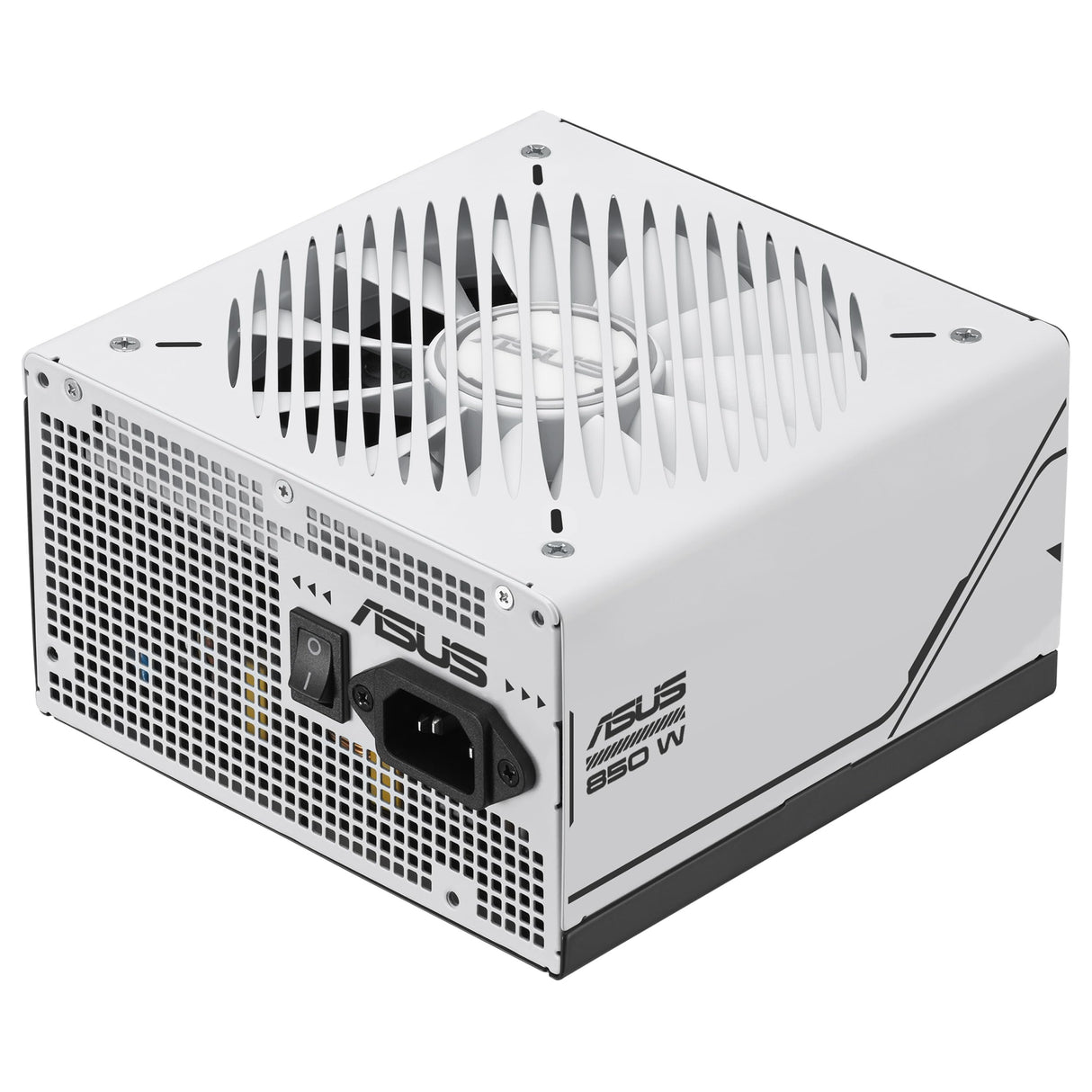 ASUS Prime 850W Gold (850 vatios, Compatible con ATX 3.1, Fuente de alimentación Totalmente Modular, 80+ Gold, rodamientos de Bolas Dobles, Dos Opciones de Color en uno, 8 años de Cobertura)