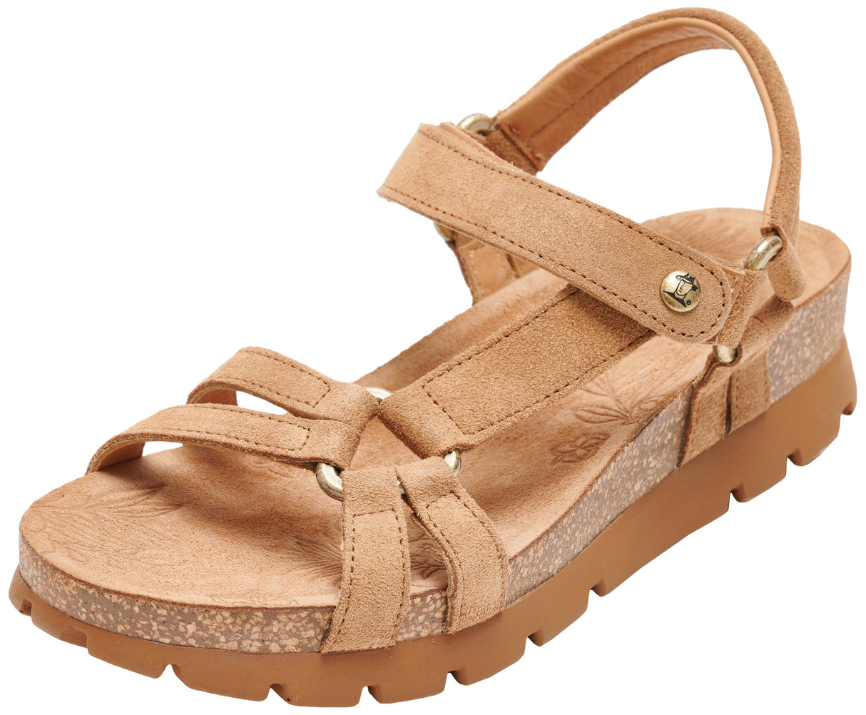 Panama Jack Sally, Sandalia Plana Mujer, Cuero B8, 39 EU